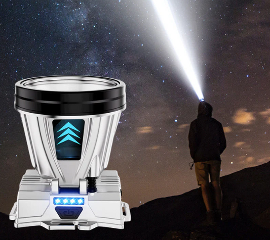 Перезаряжаемый налобный фонарь с высокой яркостью и мощным светом