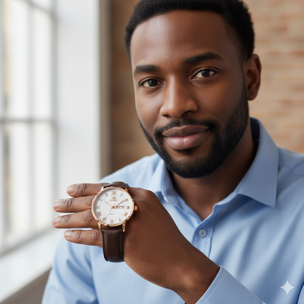 Montre Classique Élégante pour Hommes